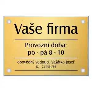Označení firmy, A5, typ 17